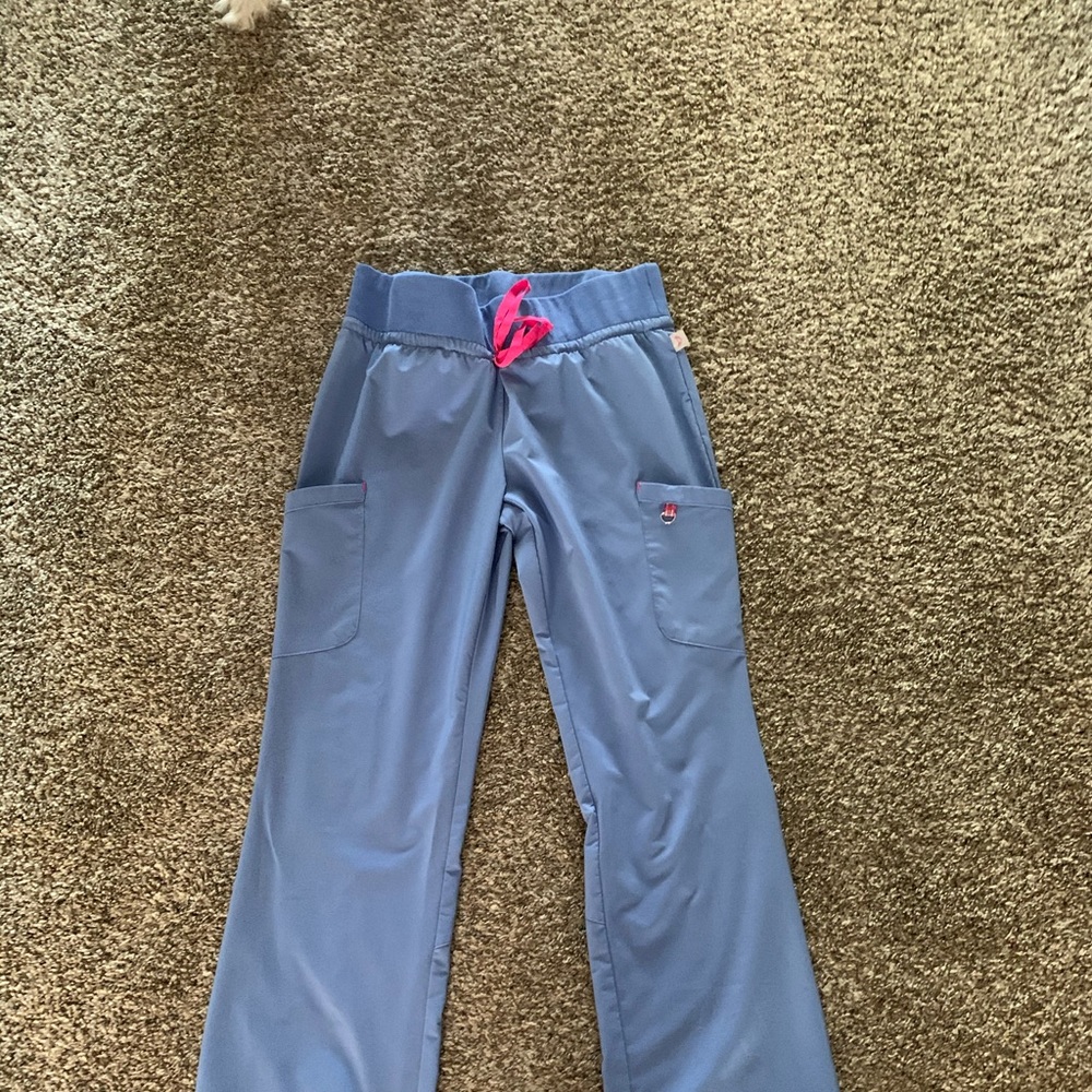 Ceil blue scrub pants